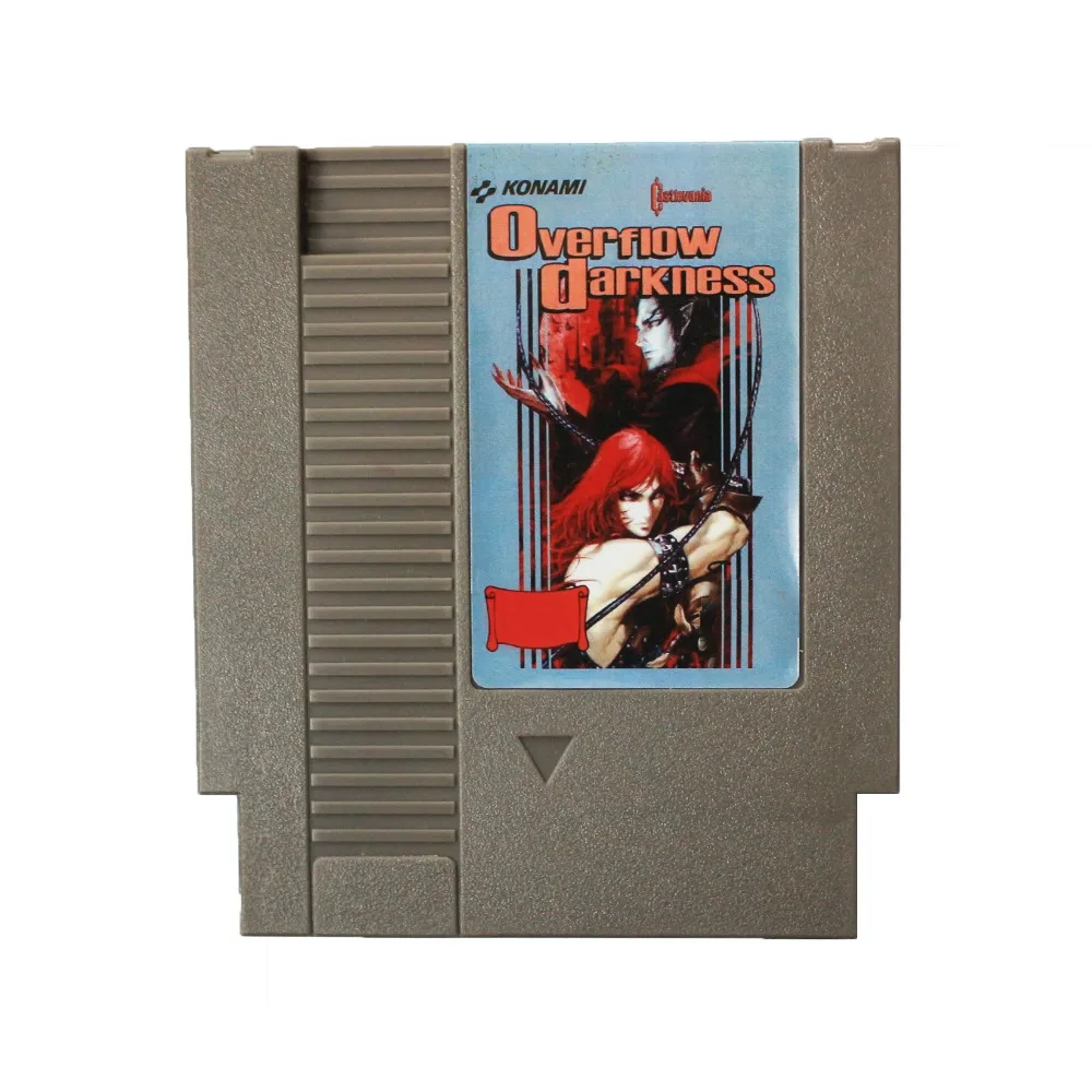 Castlevania переполнения темноты 72 шпильки картридж 8 бит карточная игра с бесплатной