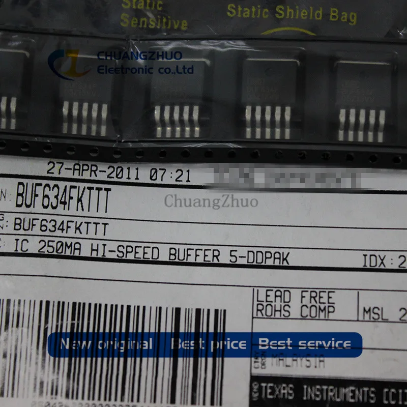 

Новый оригинальный BUF634FKTTT BUF634F BUF634 TO-263, 5 шт.