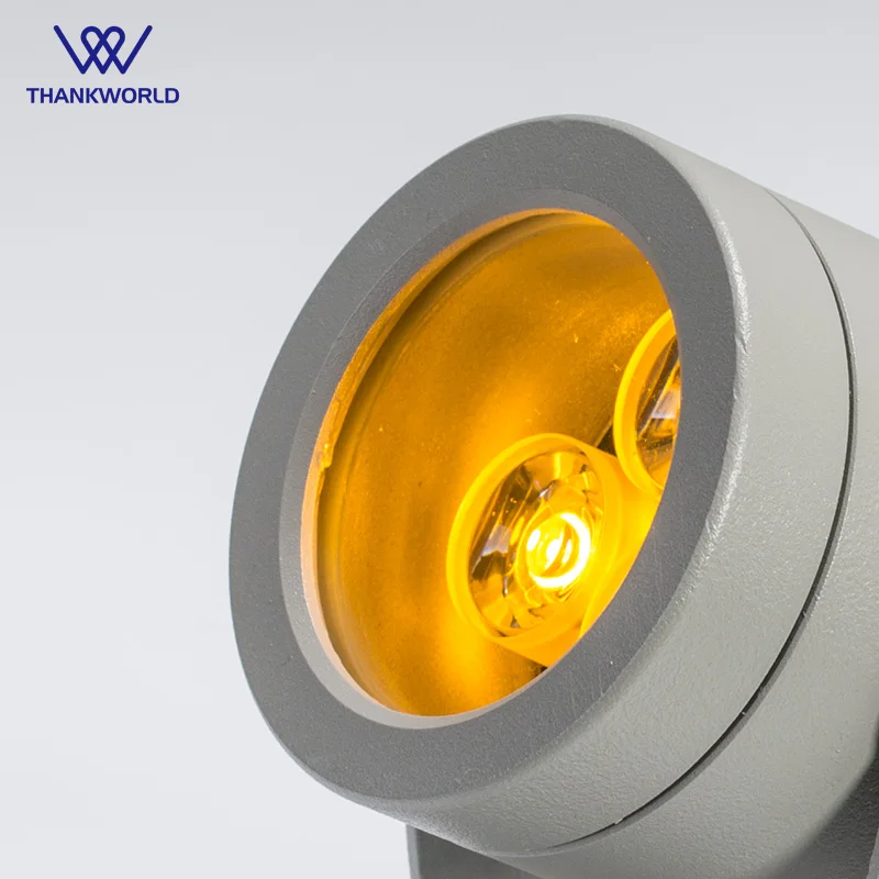 2017 Новый Светодиодный прожектор Открытый 3 Вт прожекторы алюминиевый отражатель