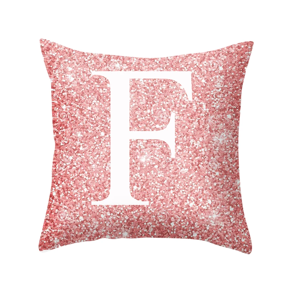 pink 45x45cm Современные Простые Декоративные наволочки, принт, наволочки из полиэстера, наволочки для дома, вечерние, для отеля, текстиль, 45 см* 45 см - Цвет: pink 45x45cm