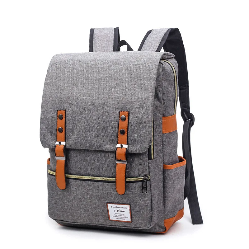 gray AMLETG, новинка, Оксфорд, usb, зарядка, рюкзак, 17 дюймов, сумка для ноутбука, школьные рюкзаки, школьный рюкзак, школьная сумка, защита от воды для женщин - Цвет: gray