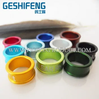 12 мм 16 алюминиевое кольцо для курицы и голубя группа плавников попугая|rings for