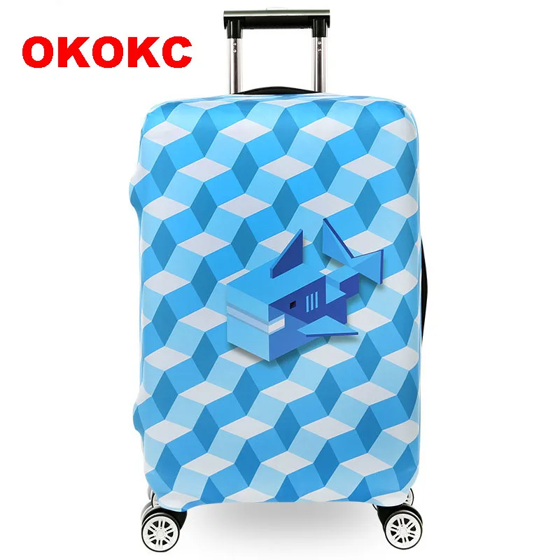 Плотный чехол OKOKC для багажа на молнии и доллар США защитный дорожного костюма