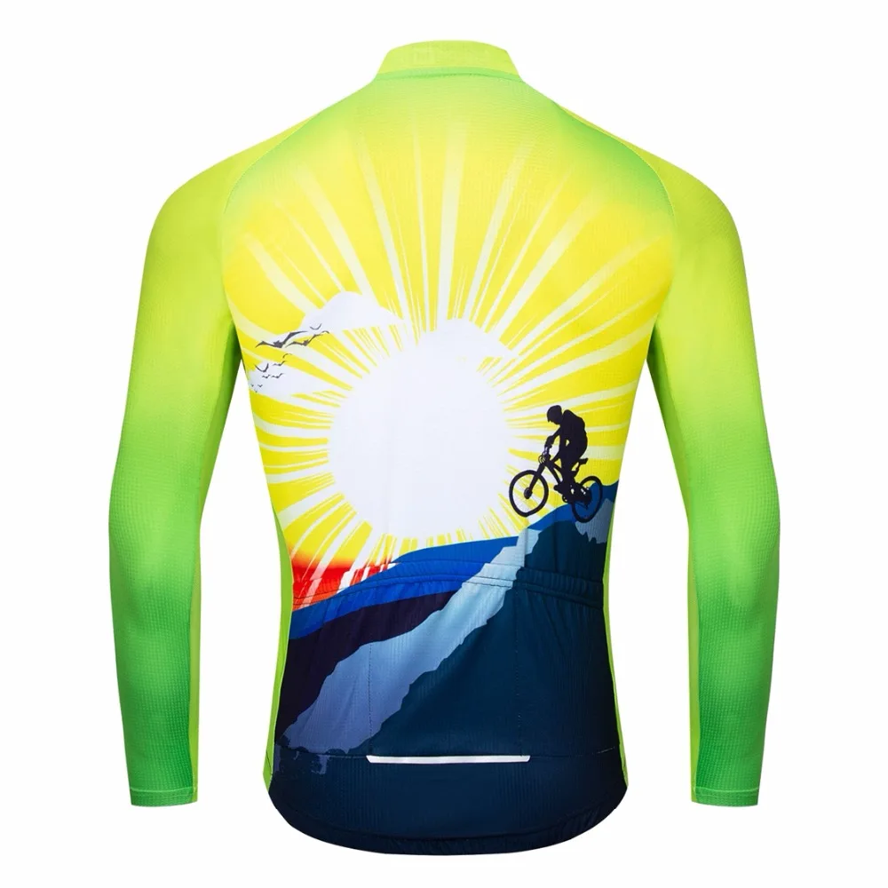 2019 cyclingn длинный Джерси Мужской горный велосипед осень Pro MTB велосипедные рубашки