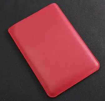 Для Apple Ipad mini 4 7,9 дюймов чехол для IPad mini 3 mini2 mini1 рукав сумка чехол для планшета чехол защитный чехол из кожи на основе микроволокна - Цвет: Smooth Red