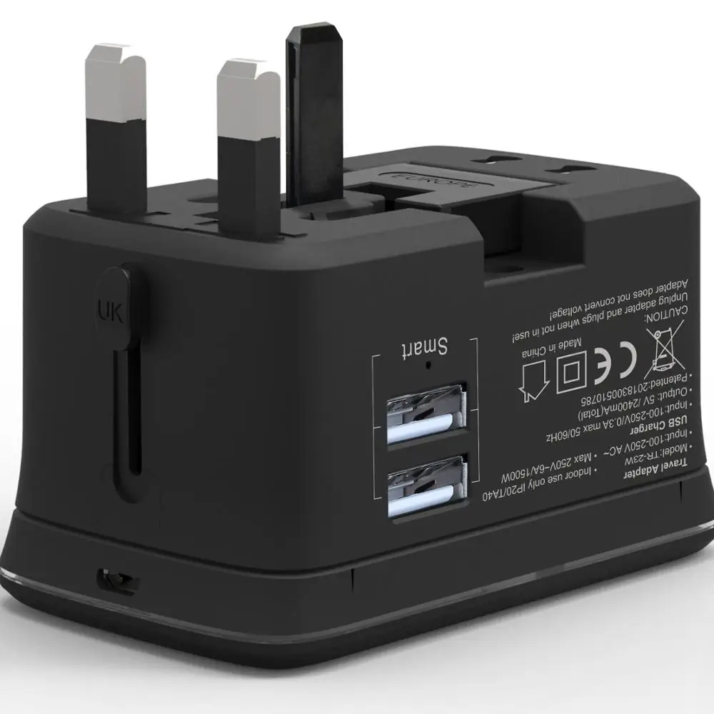 Feliztrip TR-23W мульти-нация и USB адаптер для путешествий с беспроводным зарядным