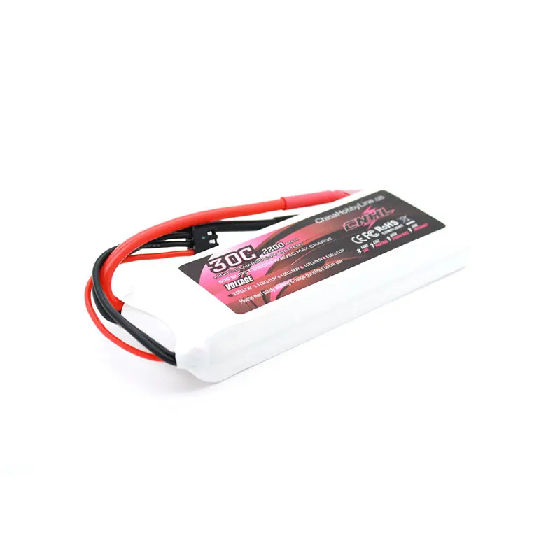 4 шт. CNHL Lipo 2S 2200 мАч батарея 7 В 30C G + Plus с T Deans разъемом для радиоуправляемого FPV