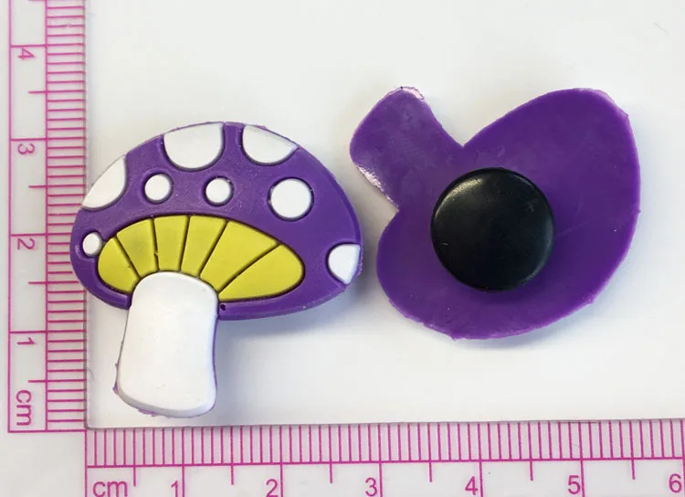 CCOR 10 шт. ПВХ свежие фрукты и грибы обуви талисманы подходят для детской кросс