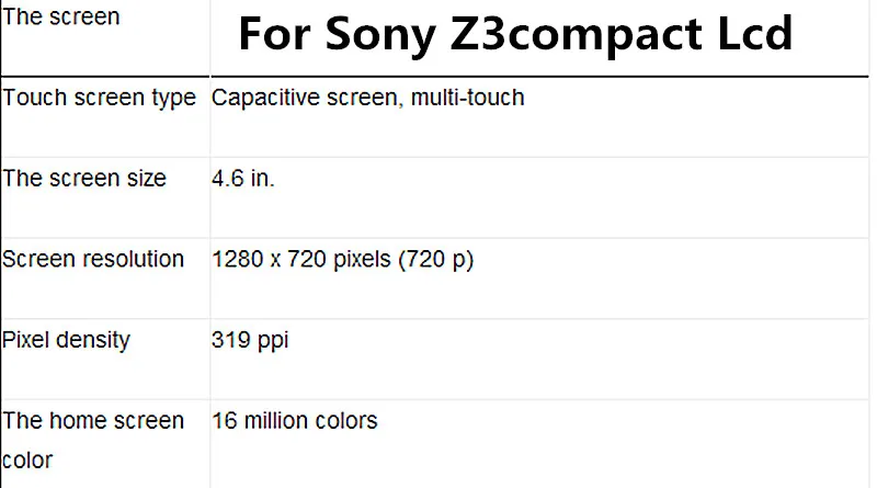 4,6 дюймовый ЖК-дисплей для sony Xperia Z3 compact D5803 D5833 дигитайзер Датчик Z3 Мини сборка рамка с бесплатными инструментами
