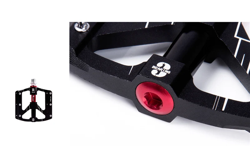 WEST BIKING Ultralight 3 подшипники велосипедные педали с ЧПУ дорожные горный велосипед педали анти-скольжения Велоспорт герметичный Подшипник велосипедные педали