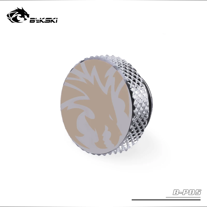 silver BYKSKI G1/4 ''заглушка система водяного охлаждения металлический уплотнительный замок радиатор заглушка специальное издание аксессуары для ПК фитинг B-PD5 - Цвет: silver