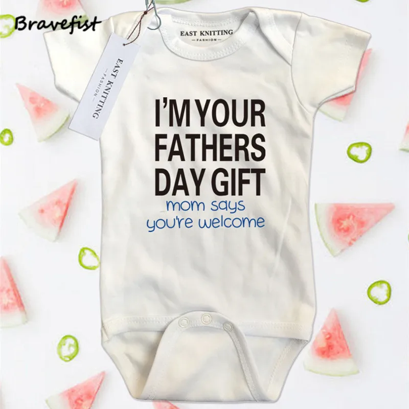 Mono de algod&oacute;n con estampado de letras para reci&eacute;n nacido, mono de manga corta, ropa para ni&ntilde;os, trajes, gran oferta-4