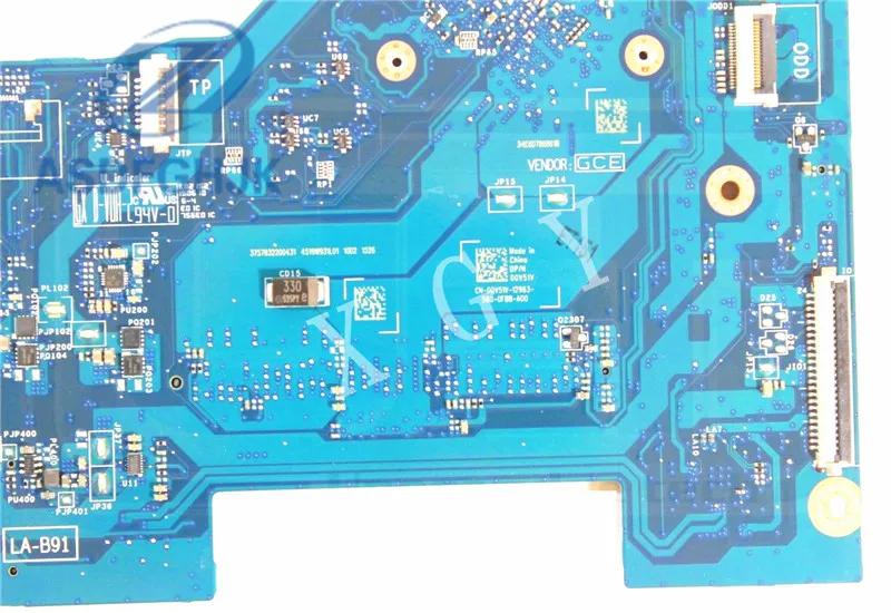 Материнская плата для ноутбука AAL11 LA-B912P Dell Inspiron 5551 материнская CN-00V51V 00V51V W/N3540