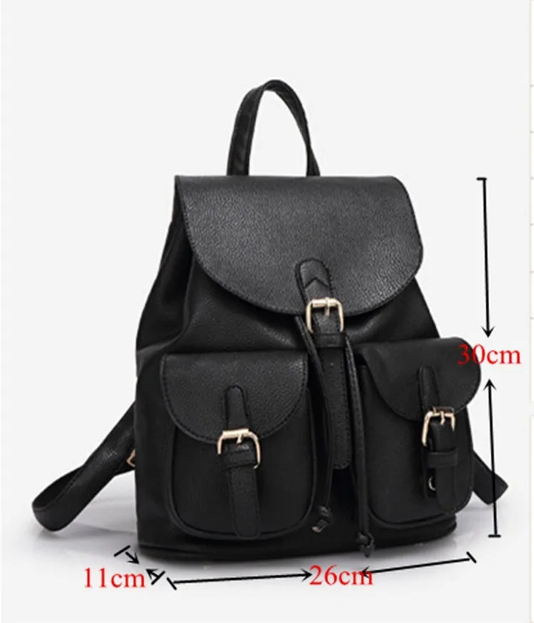 Женский кожаный рюкзак, черный Bolsas Mochila Feminina, большой школьный рюкзак для девочек, дорожная сумка, школьные рюкзаки, яркие цвета, розовый, AA-85
