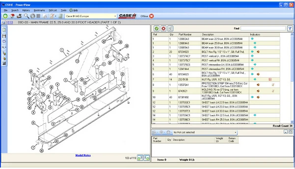 Чехол IH AG (сельскохозяйственный) Каталог запчастей из Европы (каталог запчастей)
