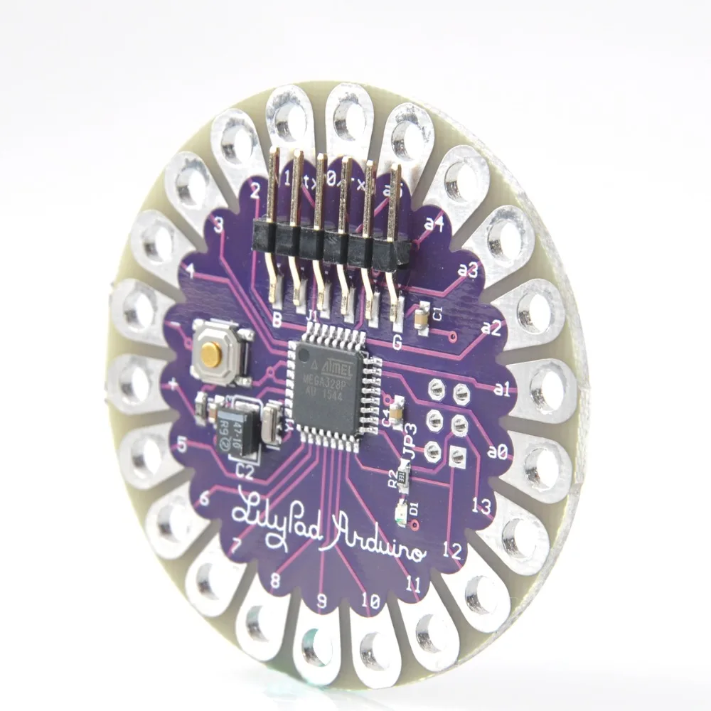 HoBiMart 1 шт. LilyPad 328 основная плата ATmega328P ATmega328 16 м для Arduino | Электронные компоненты и