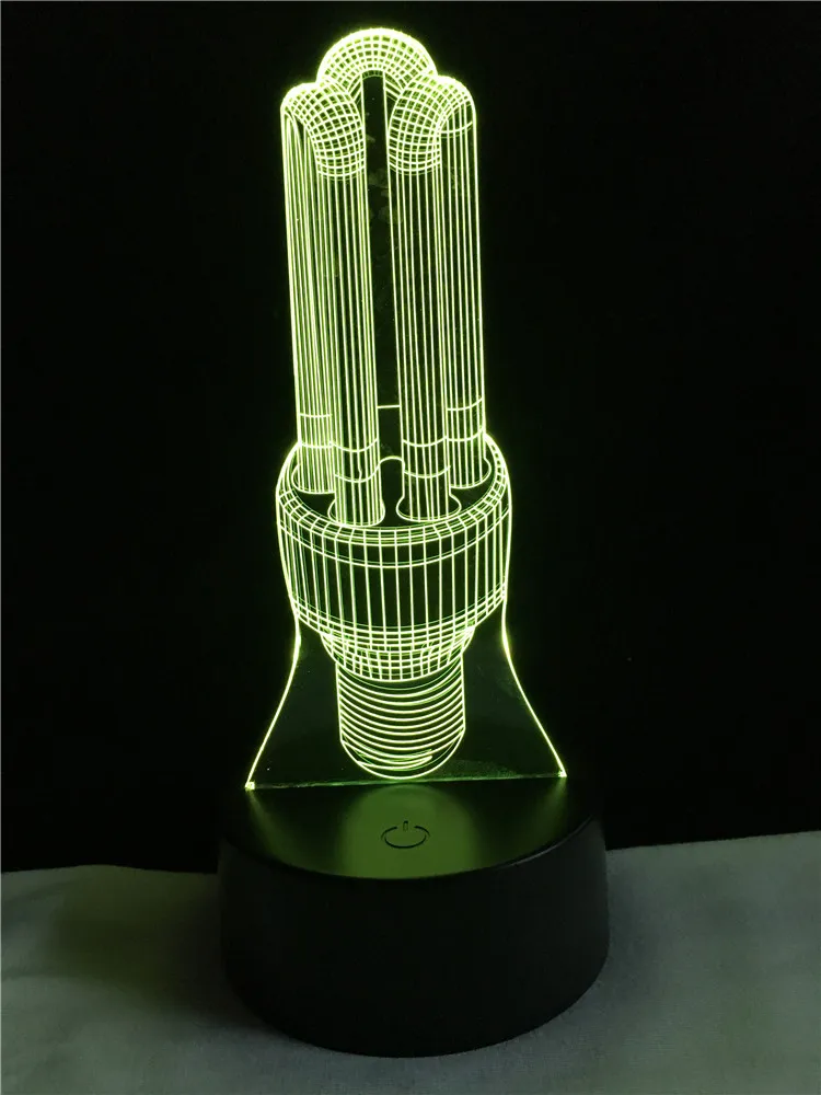 Новинка 2018 креативная современная лампа настольная для спальни 3D светодиодный