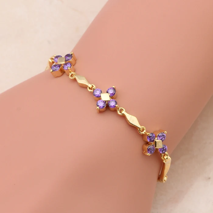 Дизайнерские Новое поступление хит продаж Сияющий Циркон цвета желтого золота