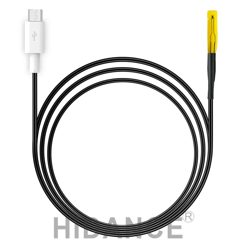 Micro usb jack ntc External temperature probe sensor thermometer for T18 WEB-U2 UD18 Qway-U2p tester voltmeter Ammeter | Инструменты