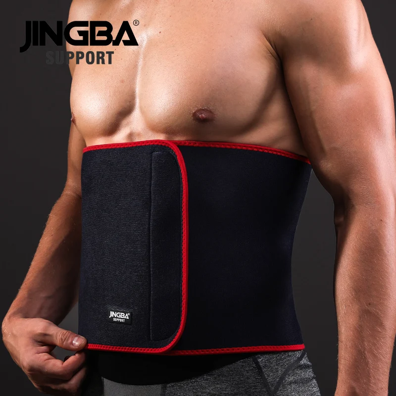 JINGBA поддержка талии триммер Slim fit брюшный пояс для похудения запотевающий в