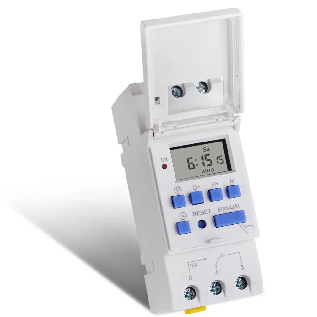 SINOTIMER AC 12 ~ 220 В еженедельно 7 дней программируемый цифровой реле времени таймер