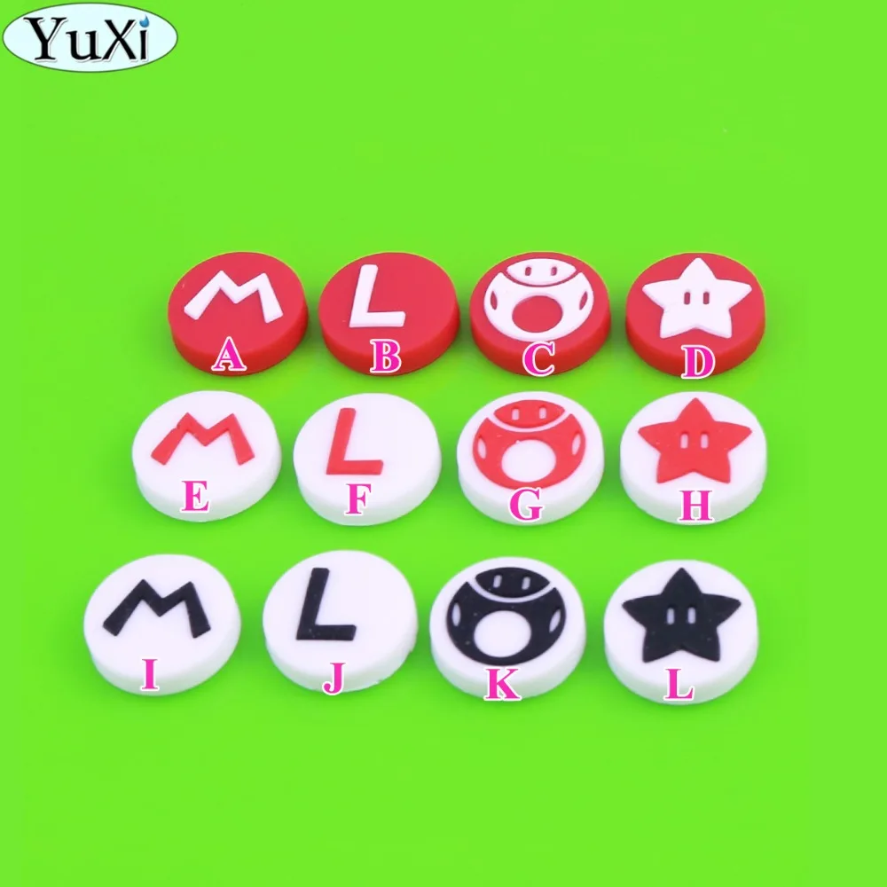 YuXi для Pokeball большой палец резиновый чехол рукоятки Nintendo Switch NS Poke ball Plus аналоговая