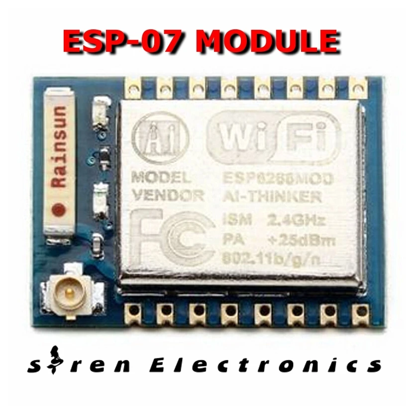 1 шт. x ESP 07 ESP8266 WiFi дистанционный последовательный приемопередатчик беспроводной