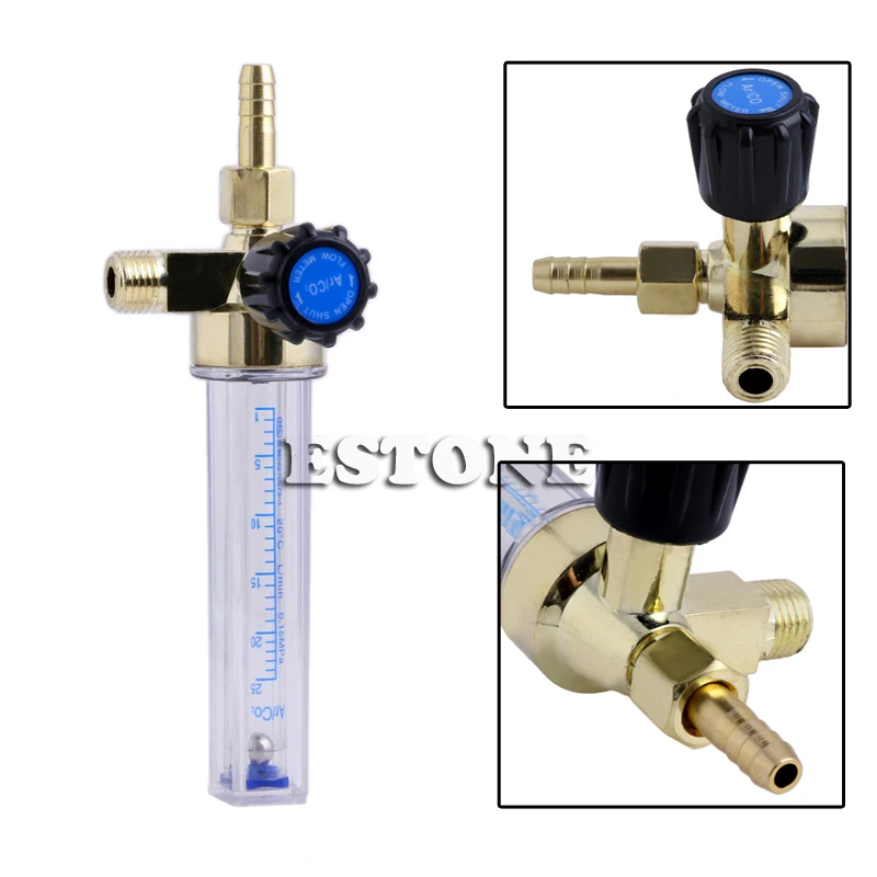 7mm Barb 1/4PT 0.15 MPA Flow Meter Gas Argon AR/CO2 Regulator Weld New 2019 | Инструменты