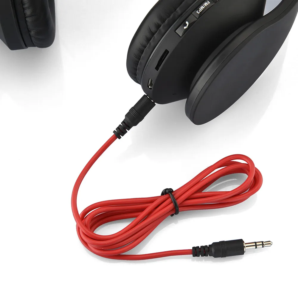Беспроводной Bluetooth стерео наушники 32G TF карты складные с поддержкой EDR Mic MP3