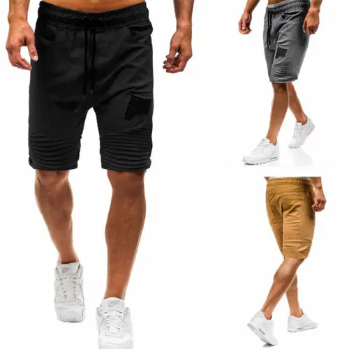 Мужские Чино шорты хлопок Лето Повседневные джинсы карго боевые Шорты