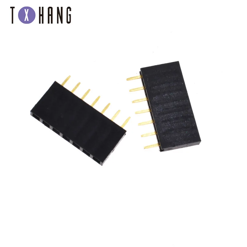 10 шт. 1X4Pin 40Pin однорядные Женский правый угол коллектора контактный разъем полосы 2