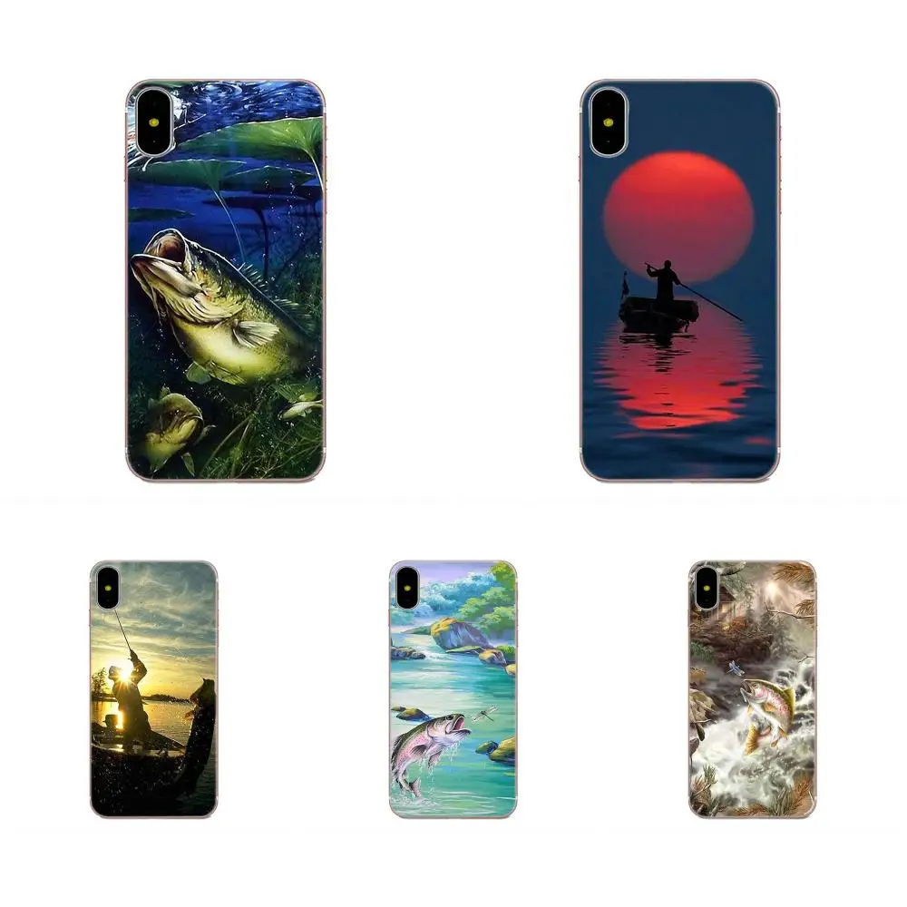 Для Apple iPhone X XS Max XR 4 4S 5 5C 5S SE 6 6S 7 8 Plus жесткий чехол для телефона с узором басы