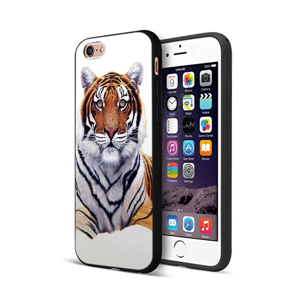10069 Черный чехол ТПУ для iphone 5 5s se 6 6s 7 8 plus x 10 чехол силиконовый чехол для iphone XR XS 11 pro MAX чехол русский медведь тигр лев - Цвет: 10069