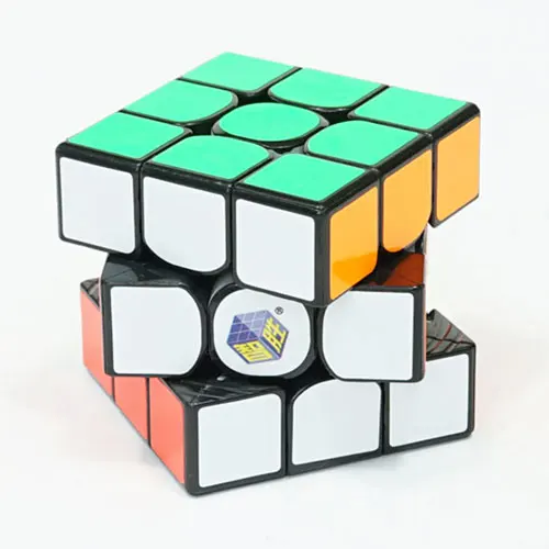 Yuxin Huanglong 3x3 м скоростной магический куб магнитный 3x3x3 Cubo Magico 3*3 Игра-Головоломка Развивающие игрушки для детей - Цвет: Huanglong 3x3 M blac