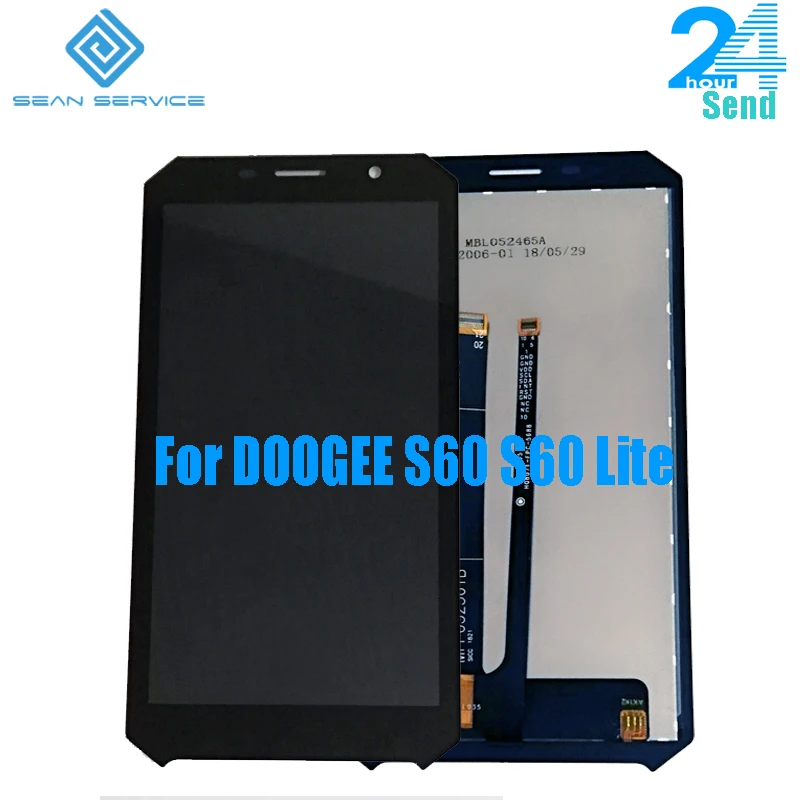 Для оригинального Doogee S60 ЖК-дисплей и инструмент для ремонта сенсорного экрана в сборе запчасти 5,2 дюйма Для Doogee S60 с инструментами на клейкой основе