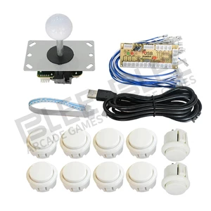 2 Аркадный джойстик DIY Kit Нулевая задержка аркадная DIY Kit USB энкодер для ПК PS3 Джойстик Sanwa для аркадных игр и кнопочные кнопки для аркадной игры Mame - Цвет: 2