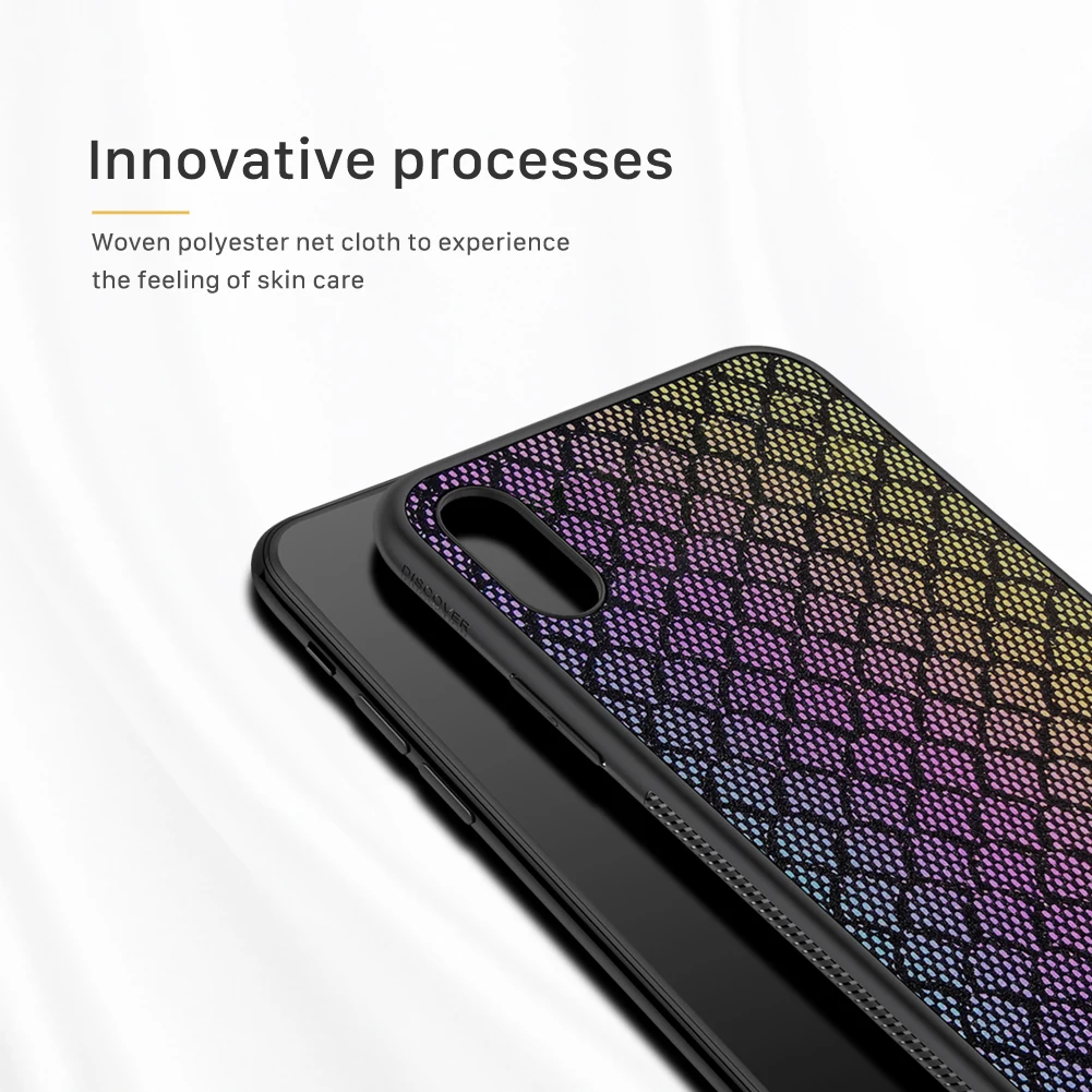 Для iPhone X XR XS MAX Nilkin задняя крышка Роскошный тонкий против царапин Мягкий край ткань чехол для телефона противоударный защитный чехол