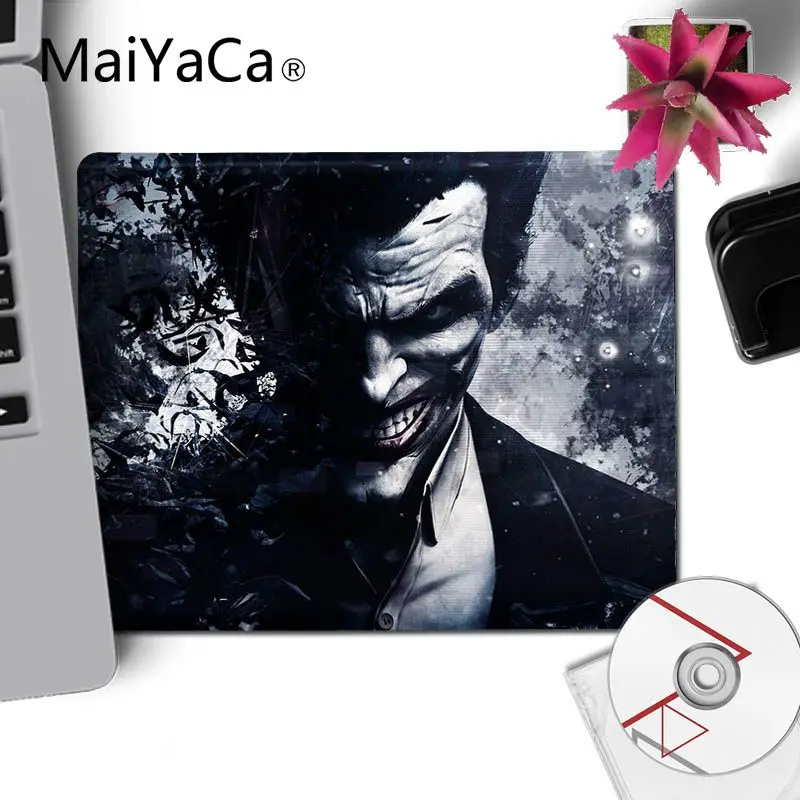 No LockEdge 20x25cm MaiYaCa игровой коврик для мыши подарок для мальчика коврик для мыши Джокер Темный коврик для мыши геймерская игра коврики для ноутбука игровой коврик для мыши - Цвет: No LockEdge 20x25cm