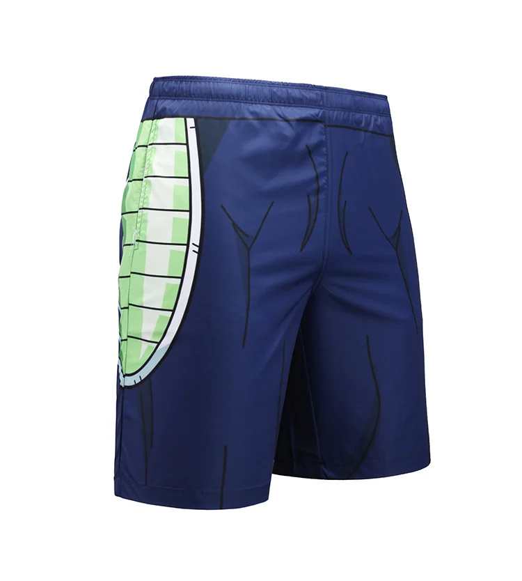 Burdock Dragon Ball NARUTO Quick Dry Swimming Shorts For Men Anime Swimwear Man Summer Bathing Beach Wear Surf Boxer Brie Swim Trunks - Цвет: Burdock