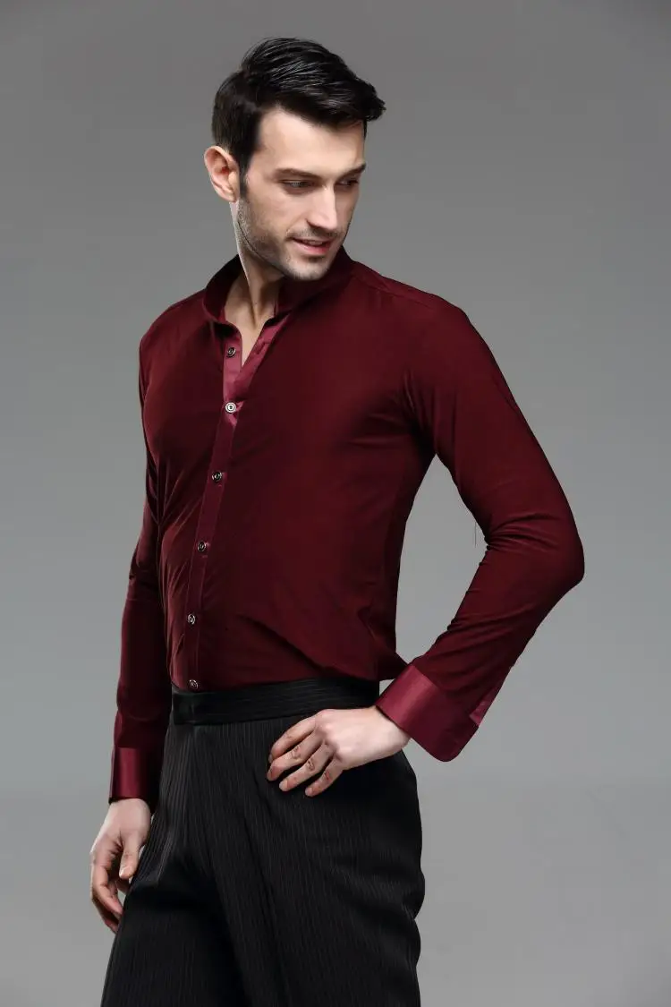 Бесплатная доставка Высокое качество красный цвет мужские бальные современные