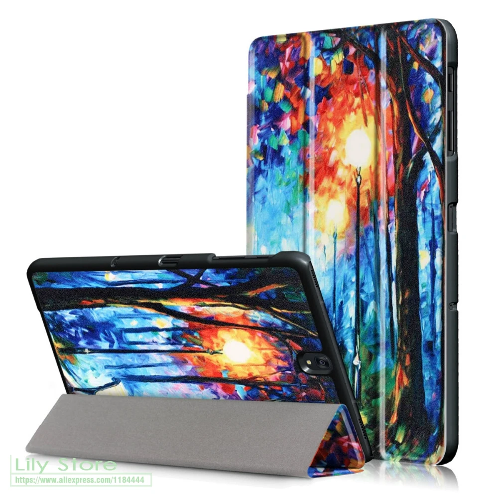 Чехол книжка из искусственной кожи с рисунком для Galaxy Tab S3 9 7 дюйма Samsung 7|for samsung galaxy
