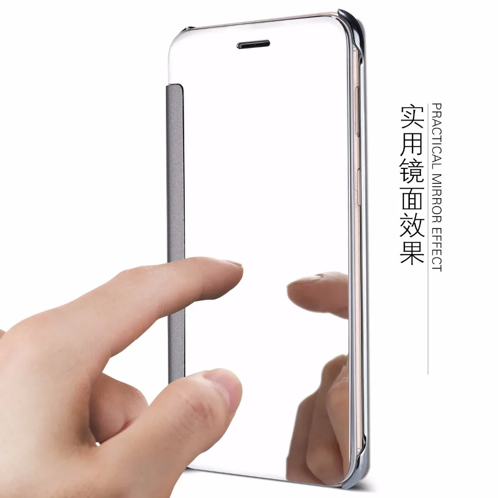 Luxury Original Mirror Smart Flip Cover sFor Samsung Galaxy J5 J7 2016 J510 J710 2017 J530 J730 Mobile Phone Cases Coque Funda | Мобильные