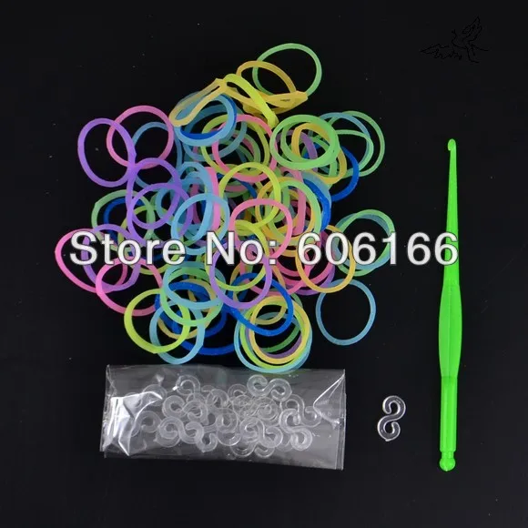 Горячая смесь цветов 2400 шт. разноцветные резиновые Loom Bands Интимные аксессуары DIY