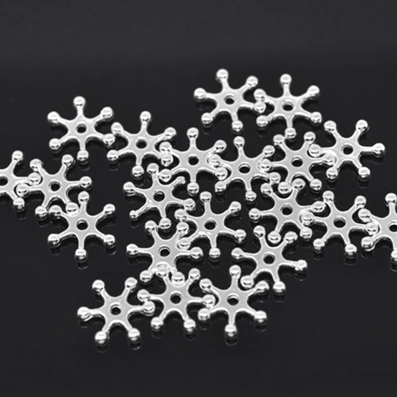 LASPERAL 100 шт античные серебряные золотые цветные овальные бусины с цветком