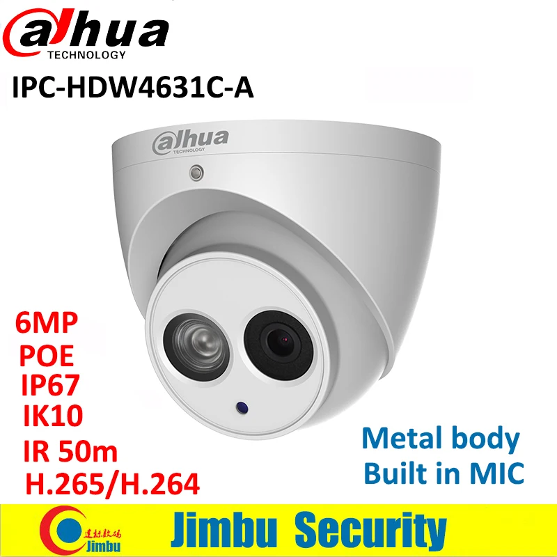 Dahua NVR комплект 16CH 4 К видеомагнитофон NVR5216 16P 4KS2 и 6MP IP камеры 8 штук IPC HDW4631C A & шт HFW4631M