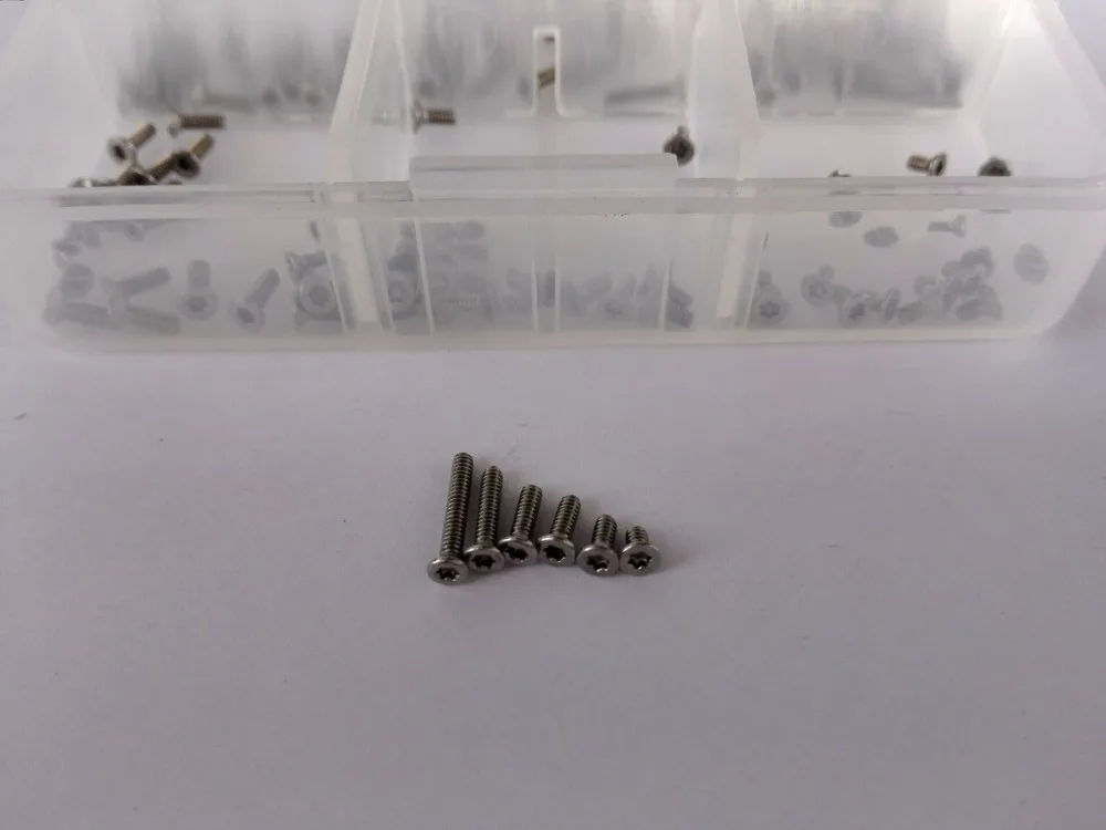 140 шт. набор болтов с потайной головкой M1.6 Torx T & TX|countersunk head screw|screw flatquality screws |