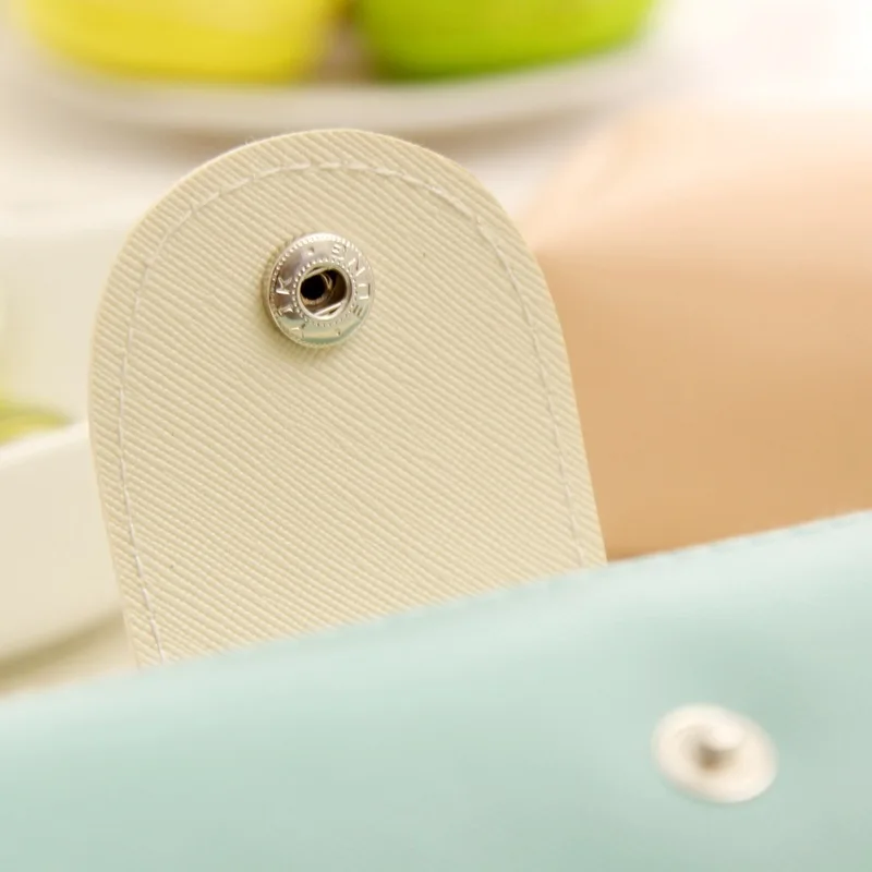 (1 шт./Продажа) Пеналы из искусственной кожи с застежкой милый чехол для