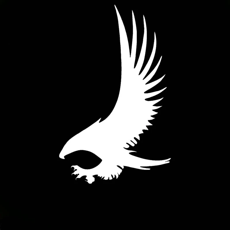 Rylybons 1 шт. автомобильный Стайлинг Eagle с расправленными крыльями окна автомобиля
