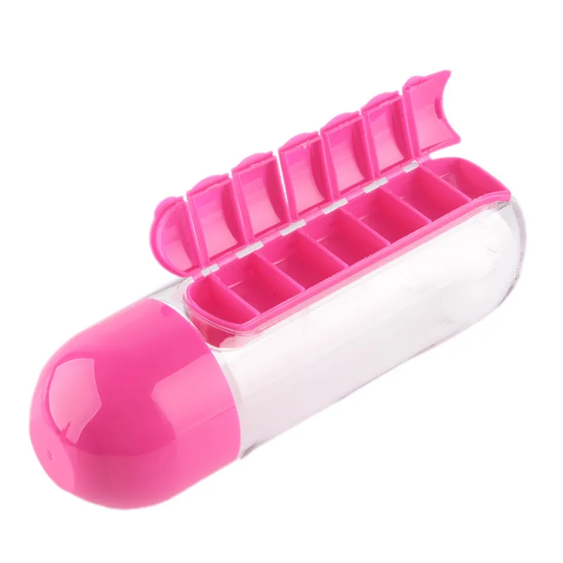 Спортивная бутылка для воды 600 мл без БФА тритана пластиковая удобная с