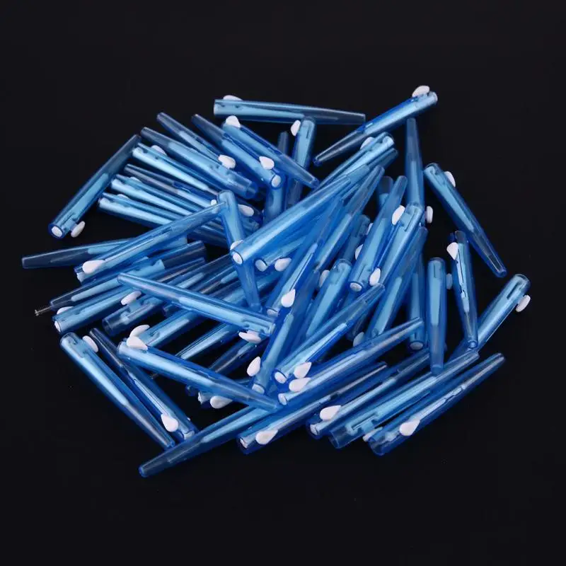 60 шт. 0 7 мм зубная тонкая мягкая межзубная щетка нажимная для взрослых и детей